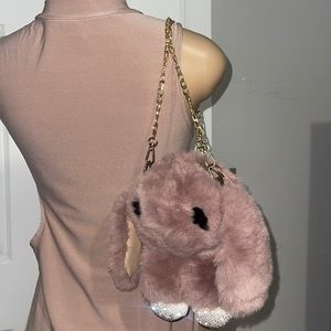Fluffy bunny bag